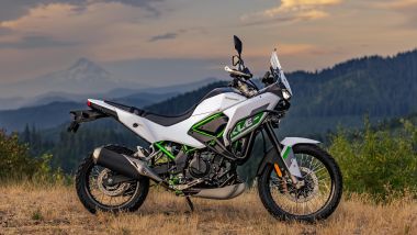 Kawasaki KLE500: una delle colorazioni disponibili