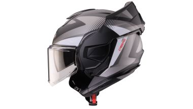 Caberg Trip in configurazione jet, variante gfrafica Lunar