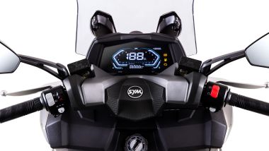 SYM presenta Joyride 300 2026, il nuovo quadro strumenti LCD