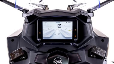 SYM Jepardo, il quadro strumenti da 7''