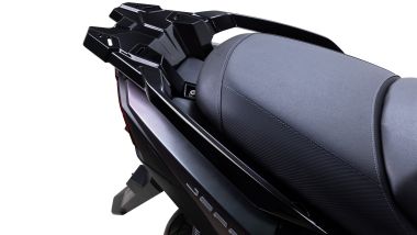 SYM Jepardo, il portapacchi integrato