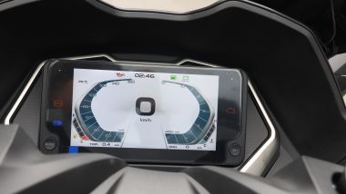 KL Brera 350 GT, il quadro strumenti TFT