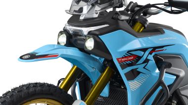 Morbidelli T502XR, parafango alto in stile offroad