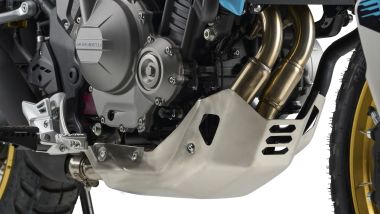 Morbidelli T502XR, ha di serie la protezione metallica per la coppa dell'olio