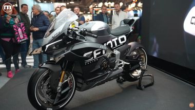 CFMoto, crescita in doppia cifra nel 2025. In foto, il concept della supersportiva V4