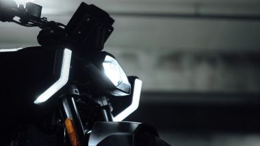 Zero Motorcycles Lompico Concept, caratteristica la firma luminosa