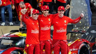 WEC 2025, 8 Ore Bahrain: Pier Guidi, Giovinazzi, Calado (Ferrari 499P #50)