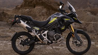 La Triumph Tiger 1200 Rally Pro Desert Edition