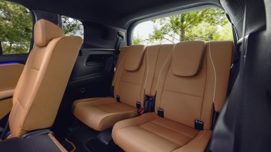 Nuova Mercedes GLB 2026 a 7 posti, i sedili della terza fila