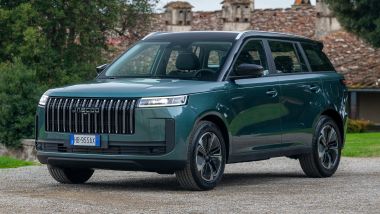 Jaecoo 5 e il suo caratteristico frontale