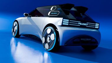 Peugeot Polygon Concept, vista 3/4 posteriore