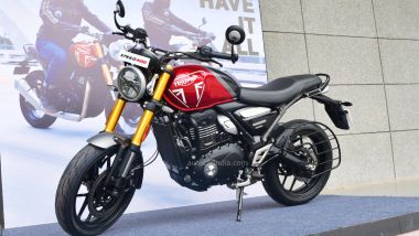 Bajaj sta sviluppando moto KTM e Triumph di 350 cc. In foto, la Triumph Speed 400 per il mercato indiano