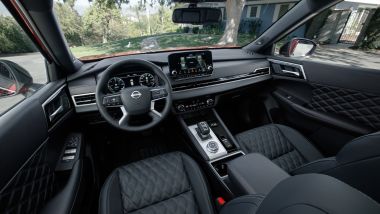 Nissan Rogue 2026, gli interni