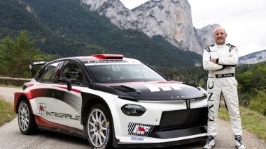 Miki Biasion e la Lancia Ypsilon Rally2 HF Integrale