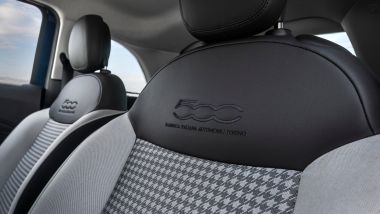 Nuova Fiat 500 Hybrid ''Torino'', sedili dedicati