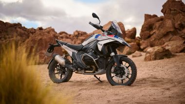 BMW R 1300 GS 2026 in White Aluminum Matt metallic/Racing Blue metallic