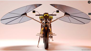 Solaris, quando apre le ali si ricarica tramite pannelli solari