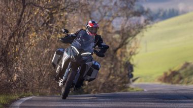 Ducati Multistrada V4 Rally 2026, ottimo il riparo aerodinamico