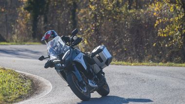 Ducati Multistrada V4 Rally 2026 uno scatto della prova