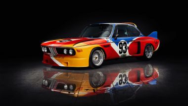 Alexander Calder, BMW 3.0 CSL (1975), 3/4 anteriore
