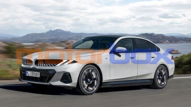 BMW i5 - rendering di un ipotetico facelift in chiave Neue Klasse