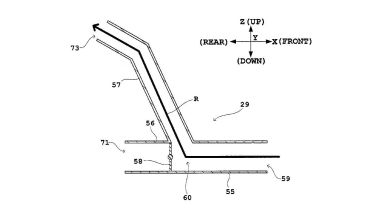 Brevetti Yamaha: una valvola a farfalla viene utilizzata per deviare il flusso dei gas quando il sistema è attivato