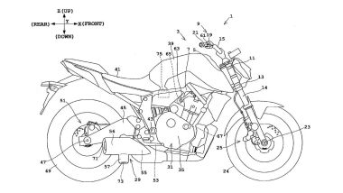 Brevetti Yamaha: un terzo design combina i terminali anti-impennata e quelli per la guida in curva