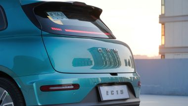 GWM Ora 5 SUV, le luci sono nel lunotto