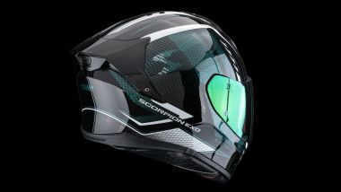 Il nuovo casco Scorpion Exo 530 Air: sei le varianti grafiche. In foto, Theras