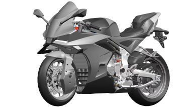 Cyclone RC700, il design è ispirato a quello delle supersportive di grossa cilindrata, con tanti di ''ali''