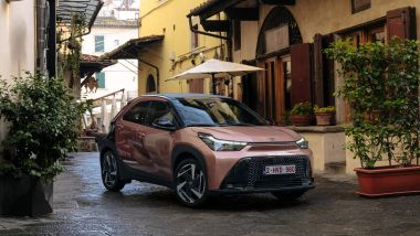 Toyota Aygo X Hybrid, 3/4 anteriore