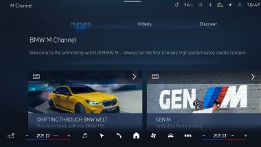 BMW M Channel: contenuti in streaming per allietare le soste di ricarica