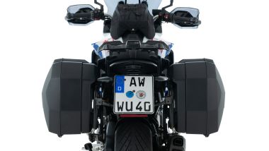Wunderlich X‑CASE X30 VARIO. Qui, in configurazione ''stretta''