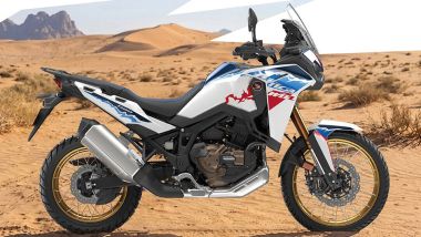 Honda CRF1100L Africa Twin e Africa Twin Adventure Sports, nuove colorazioni per i modelli 2026. In foto, l'Africa ES