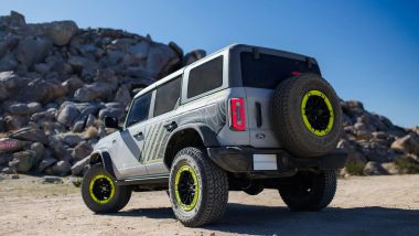 Nuova Ford Bronco RTR 2027, 3/4 posteriore