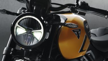 Triumph Trident 660 2026: il nuovo faro anteriore con DRL
