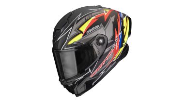 Scorpion Exo Race Air Move on in Matt Black, Red, Yellow