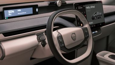 Volvo EX60, il volante