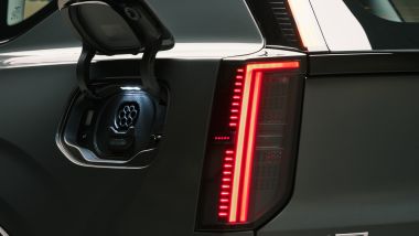 Volvo EX60, la presa di ricarica