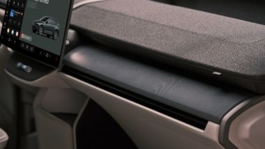 Volvo EX60, la finitura della plancia