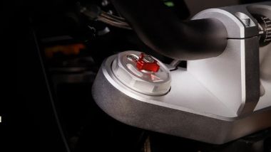 Land Moto District ADV, le sospensioni sono completamente regolabili