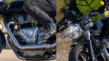 Royal Enfield Continental GT 750, spunta il display TFT circolare