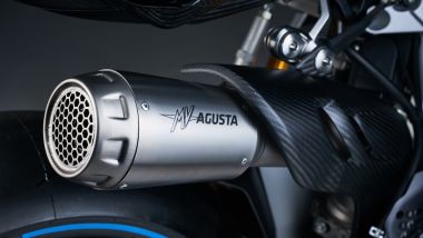 MV Agusta Rush Titanio, lo scarico? Ovviamente in titanio