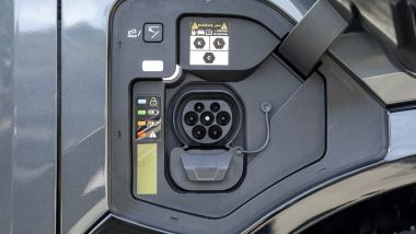 Potenza di ricarica in DC fino a 350 kW