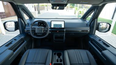 Kia PV5, gli interni (molto automobilistici)