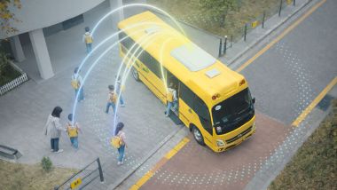 Autobus scolastici per il progetto pilota