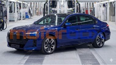 Nuova BMW Serie 3, 3/4 anteriore - rendering realizzato con AI