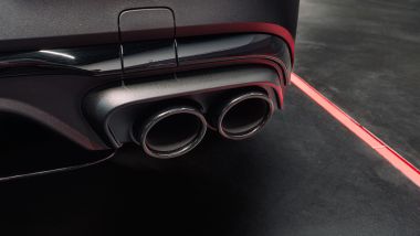 Mercedes-AMG GLC 53 4Matic+, gli scarichi