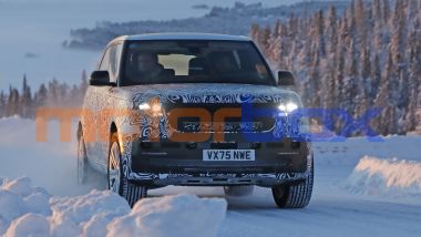 Nuova Range Rover 2028, il frontale
