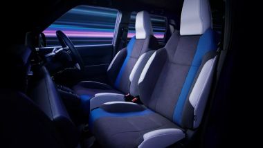 Honda Super-One, i sedili anteriori